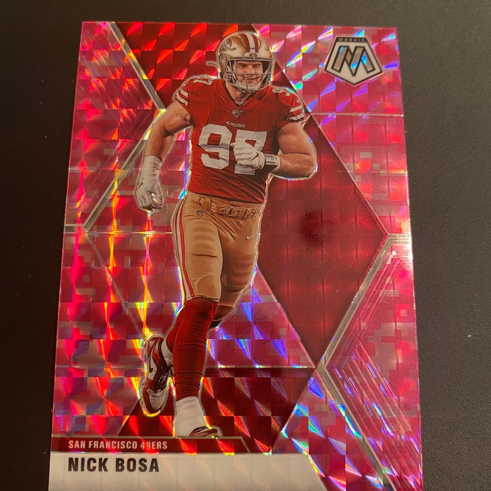 Nick bosa prizm mosaic card